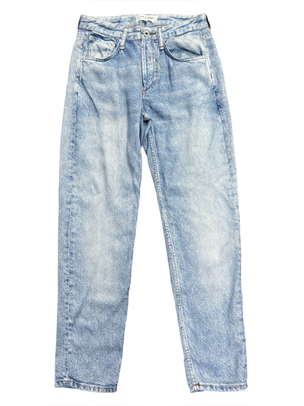 Rag & Bone Rosa Liquid Miramar Pant Printed Jeans Light Wash Luna Size 23